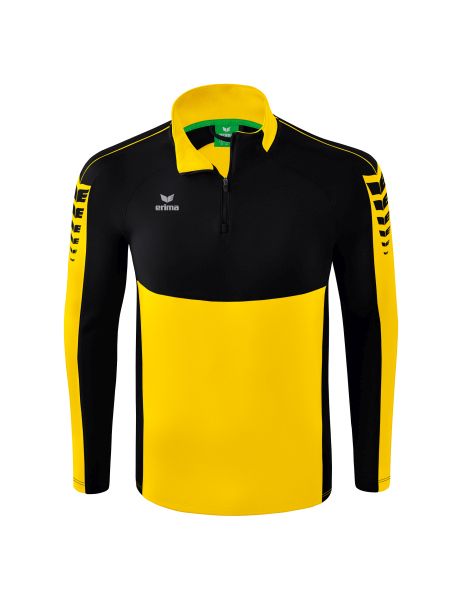 Erima Six Wings Trainingstop Kinder gelb/schwarz, Größe: 128