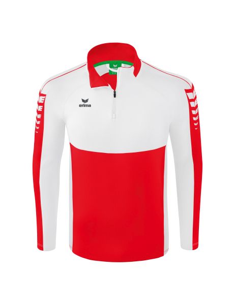 Erima Six Wings Trainingstop Kinder rot/weiß, Größe: 128