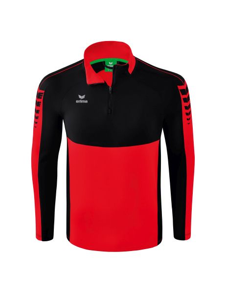 Erima Six Wings Trainingstop Kinder rot/schwarz, Größe: 128