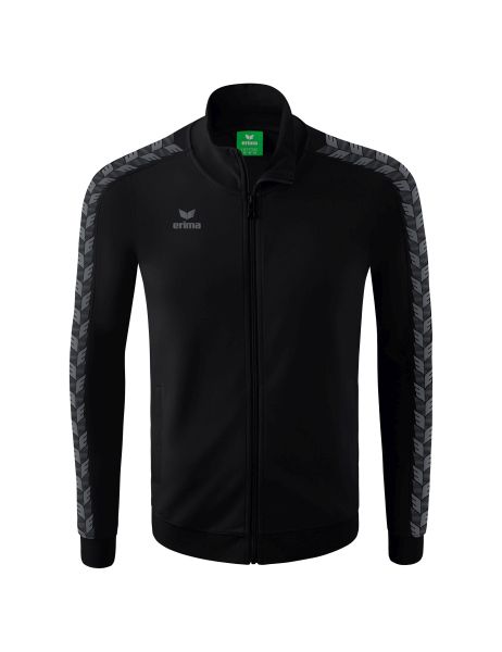 Erima Essential Team Tracktop Jacke Kinder schwarz/slate grey, Größe: 128