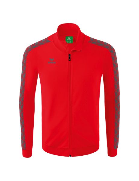 Erima Essential Team Tracktop Jacke Kinder rot/slate grey, Größe: 128