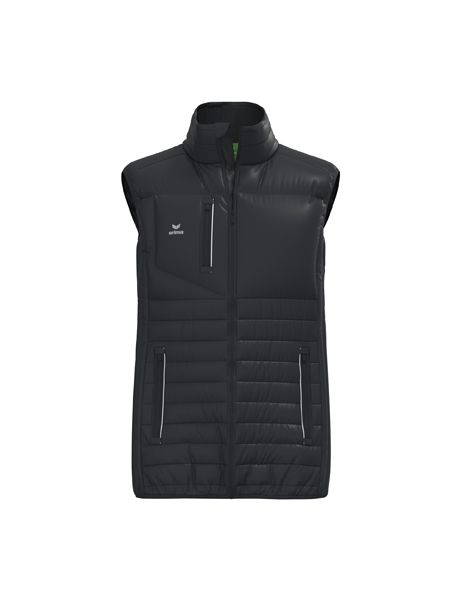 Erima CMPT Puffer Vest Erwachsene schwarz, Größe: S