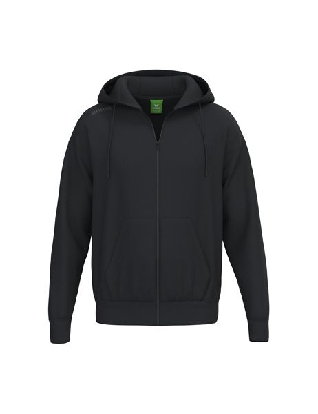 Erima TS Hoody Jacket Kinder schwarz, Größe: 128
