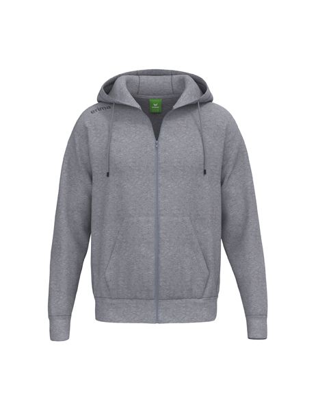 Erima TS Hoody Jacket Kinder grau melange, Größe: 128