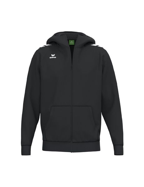 Erima CMPT 3 Wings Hoody Jacket Kinder schwarz