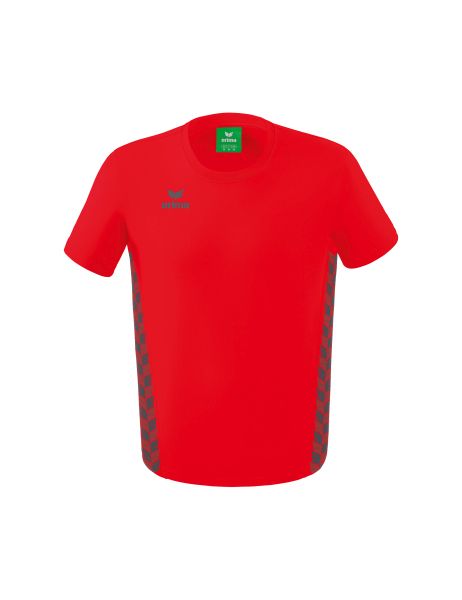 Erima Essential Team T-Shirt Kinder rot/slate grey, Größe: 128