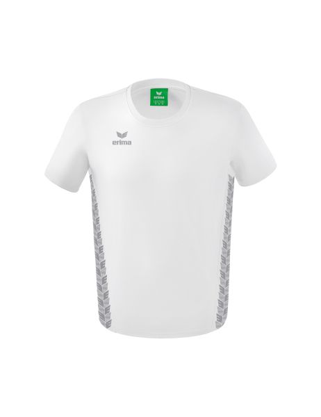 Erima Essential Team T-Shirt Kinder weiß/monument grey, Größe: 128