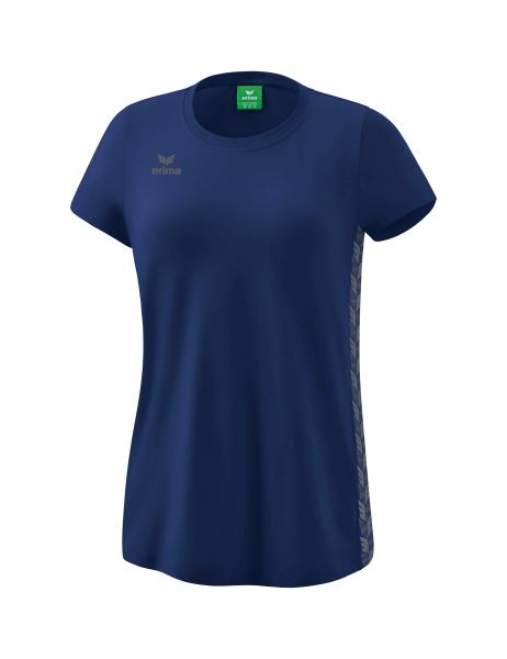 Erima Essential Team T-Shirt Damen new navy/slate grey, Größe: 34