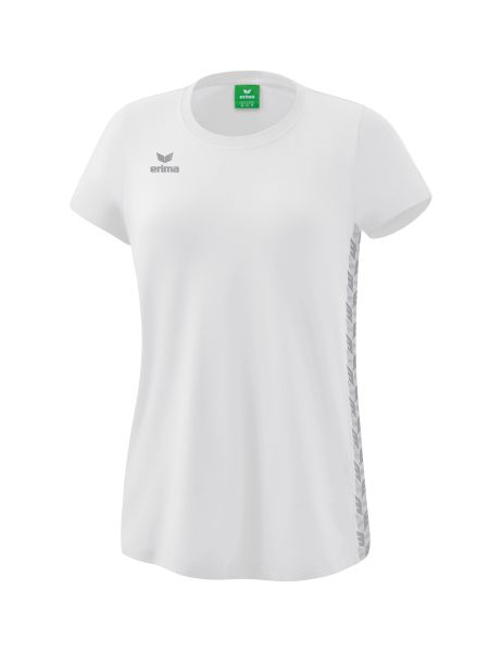 Erima Essential Team T-Shirt Damen weiß/monument grey, Größe: 34