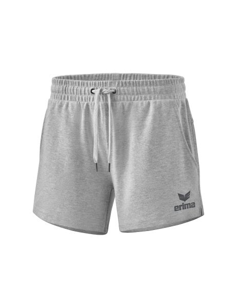 Erima Essential Team Sweatshorts Damen hellgrau melange, Größe: 34