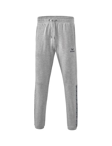 Erima Essential Team Sweathose Kinder hellgrau melange/slate grey, Größe: 128