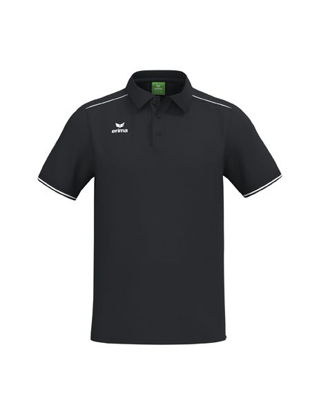 Erima CMPT Poloshirt Erwachsene schwarz/weiß, Größe: S