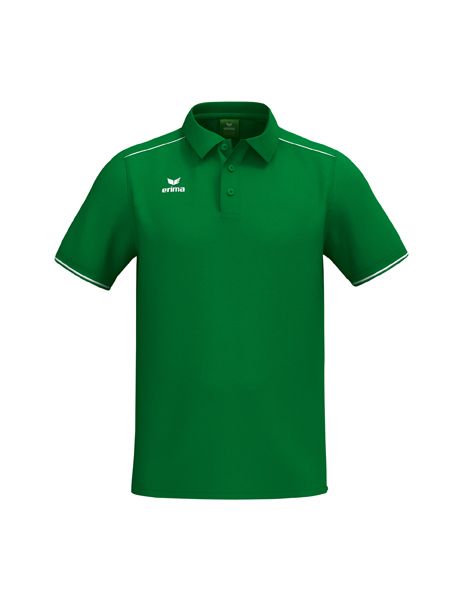 Erima CMPT Poloshirt Erwachsene smaragd/weiß, Größe: S