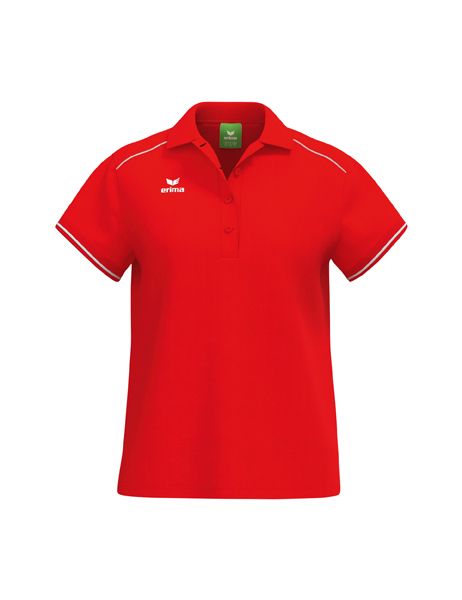 Erima CMPT Poloshirt Damen rot/weiß