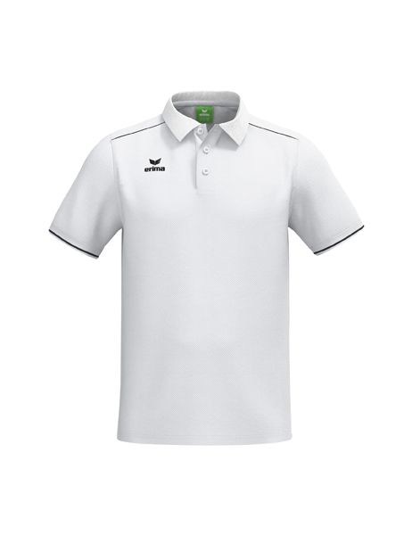 Erima CMPT Poloshirt Erwachsene weiß/schwarz, Größe: S