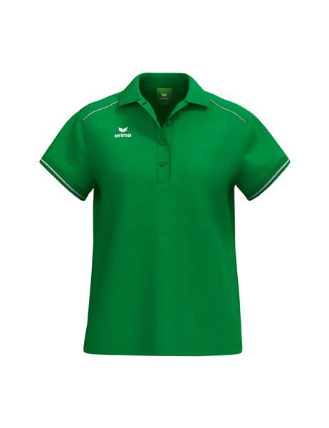 Erima CMPT Poloshirt Damen smaragd/weiß