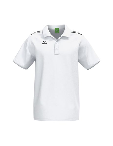 Erima CMPT 3 Wings Poloshirt Unisex weiß/schwarz