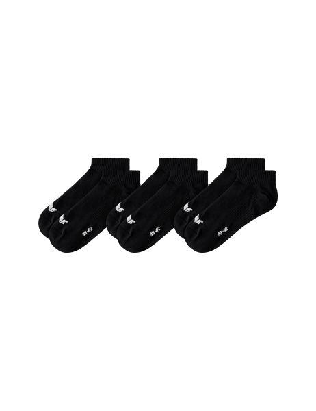Erima 3-Pack Füßlinge schwarz, Größe: 31-34