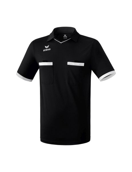 Erima Saragossa Schiedsrichtertrikot Erwachsene schwarz/weiß, Größe: S
