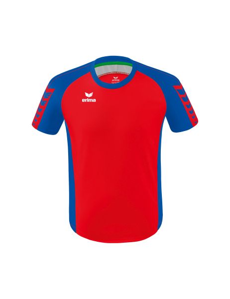 Erima Six Wings Trikot Kinder rot/new royal, Größe: 128
