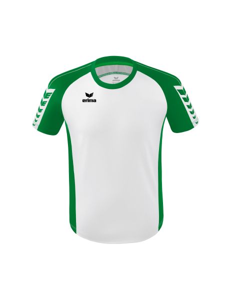 Erima Six Wings Trikot Kinder weiß/smaragd, Größe: 128