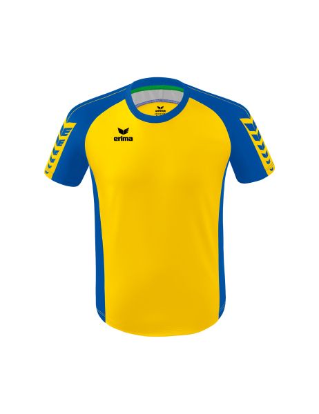 Erima Six Wings Trikot Kinder gelb/new royal, Größe: 128