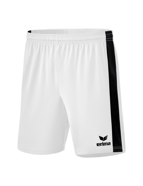 Erima Retro Star Shorts Kinder weiß/schwarz, Größe: 128