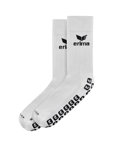 Erima Trainingssocke GRIP weiß/schwarz, Größe: 39-42