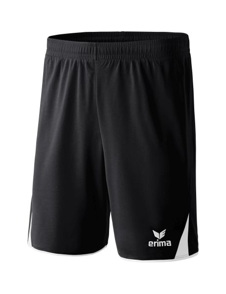 Erima CLASSIC 5-C Shorts Kinder schwarz/weiß, Größe: 128