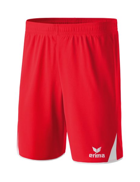 Erima CLASSIC 5-C Shorts Kinder rot/weiß
