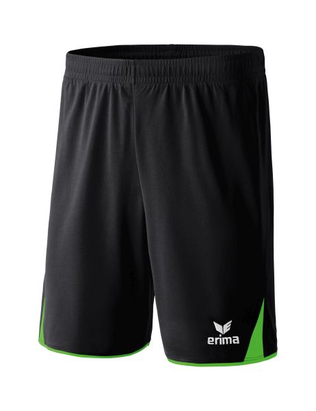 Erima CLASSIC 5-C Shorts Kinder schwarz/green, Größe: 128