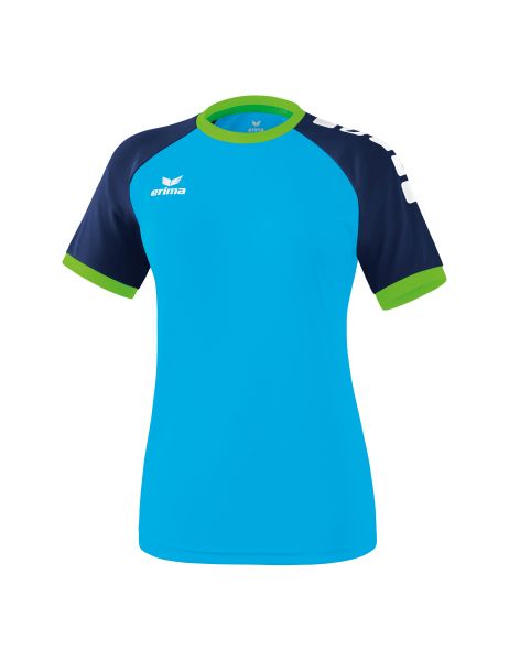 Erima Zenari 3.0 Trikot Damen Damen curacao/new navy/green gecko, Größe: 34