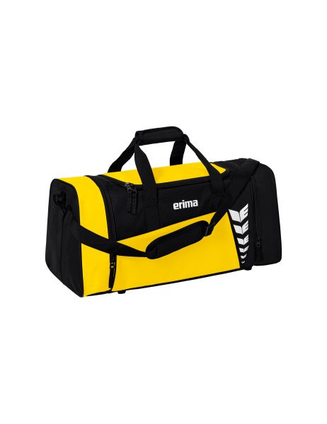 Erima SIX WINGS Sporttasche gelb/schwarz, Größe: S