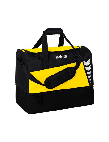 Erima SIX WINGS Sporttasche mit Bodenfach gelb/schwarz
