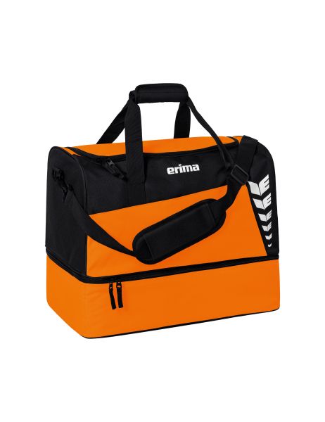 Erima SIX WINGS Sporttasche mit Bodenfach orange/schwarz