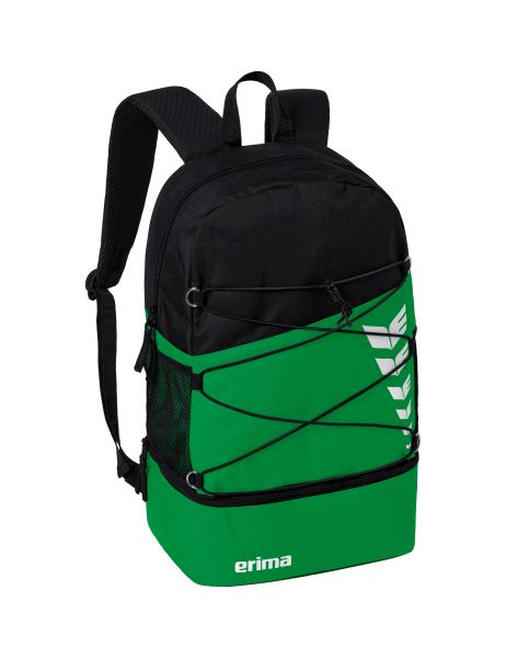 Erima SIX WINGS Rucksack smaragd/schwarz