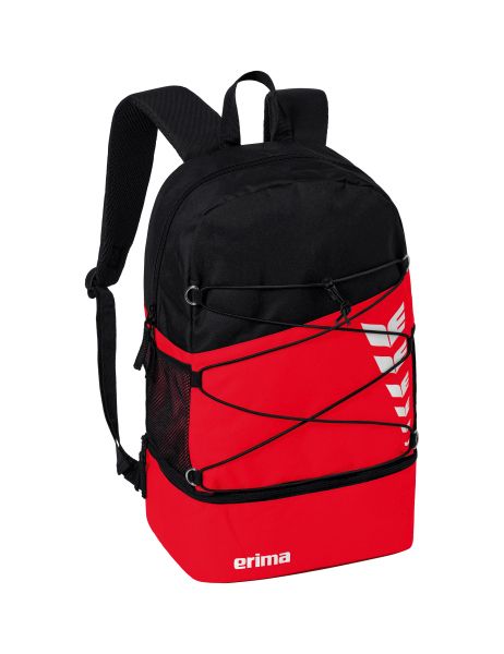 Erima SIX WINGS Rucksack rot/schwarz