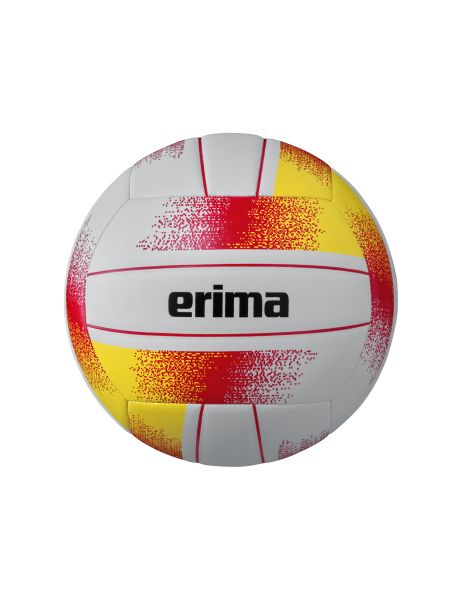 Erima Allround Volleyball weiß/rot/gelb, Größe: 5