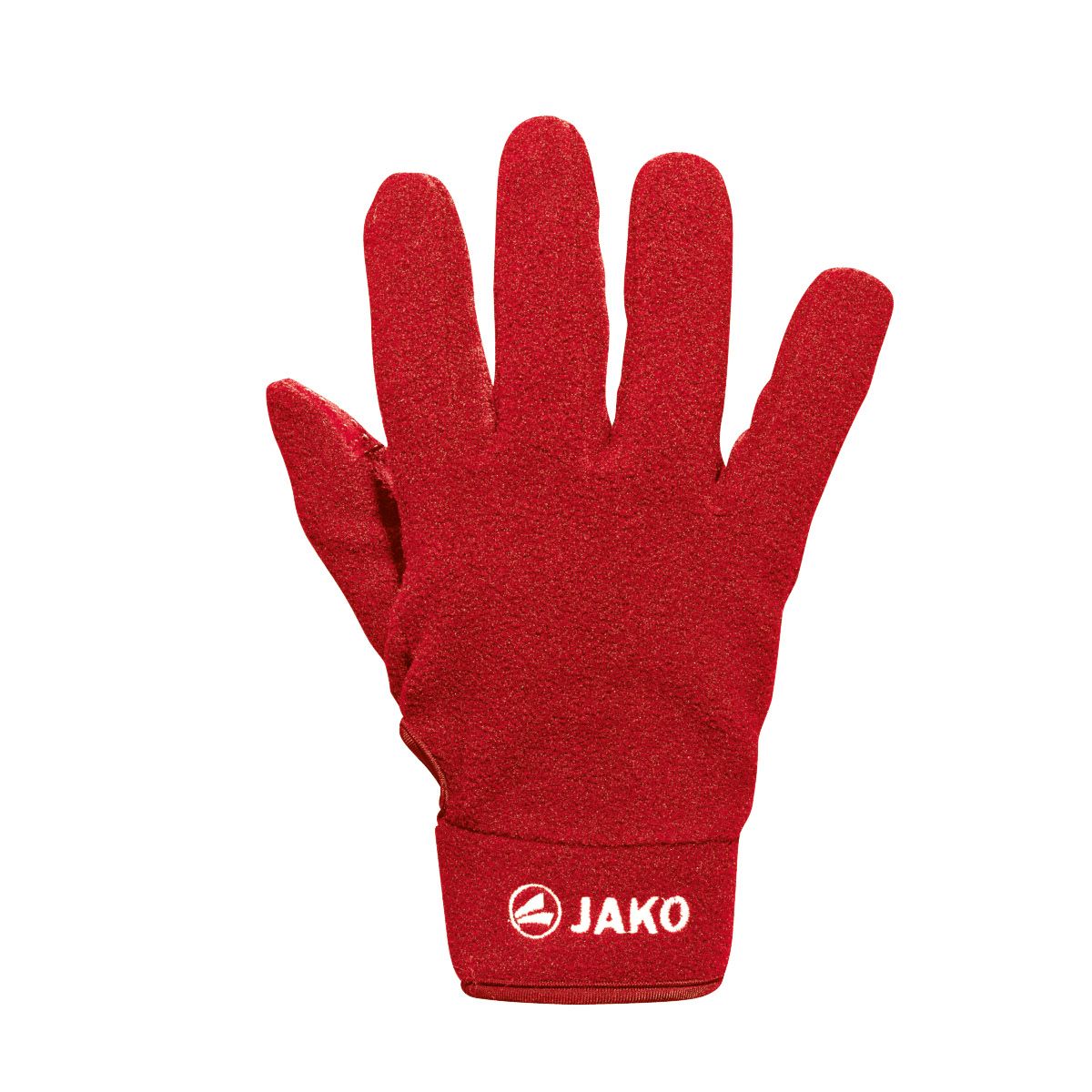 JAKO Feldspielerhandschuhe Fleece, Farbe: rot, Größe: 10