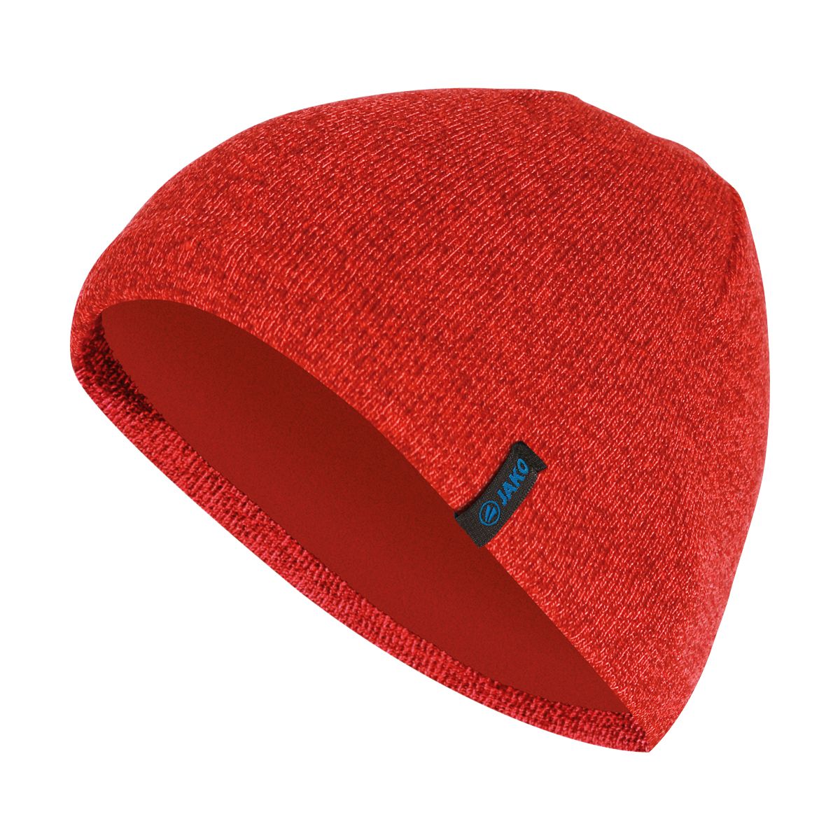 JAKO Strickmütze, Farbe: rot meliert, Größe: Junior