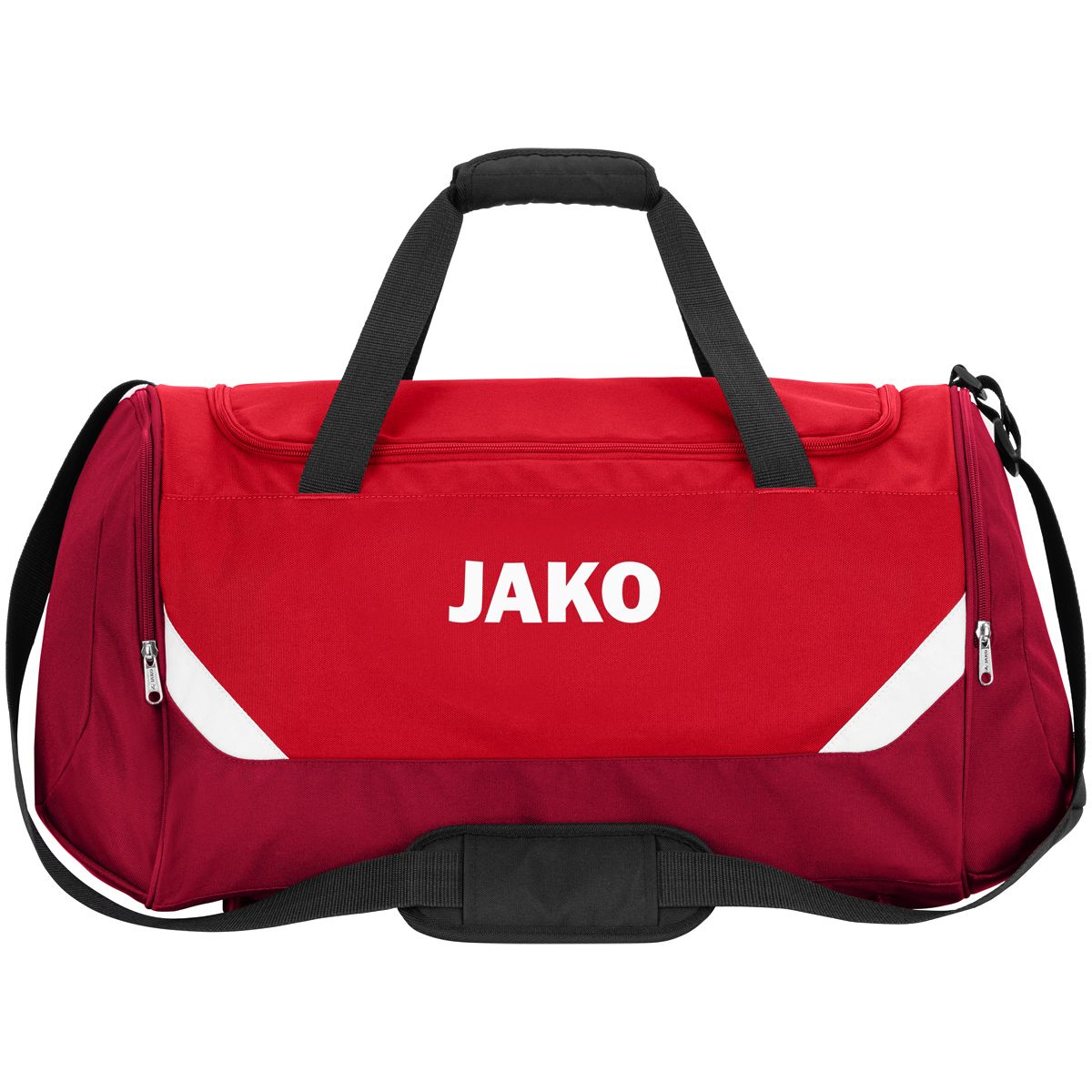 JAKO Sporttasche Iconic, Farbe: rot/weinrot, Größe: S (ca. 28 Liter)