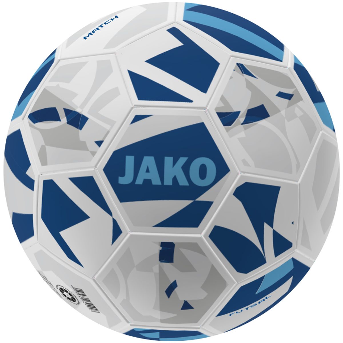 JAKO Spielball Futsal 32 Panel, Hybrid, FIFA QUALITY PRO, Farbe: weiß/navy/skyblue, Größe: 4