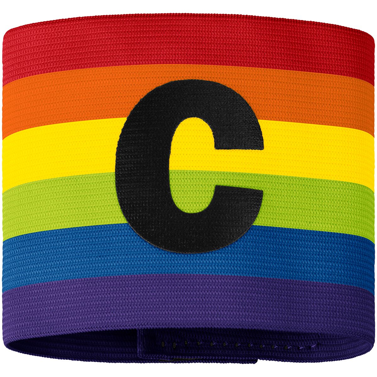 JAKO Kapitänsbinde, Farbe: regenbogen, Größe: Junior: 28 x 7,5 cm (LxB)