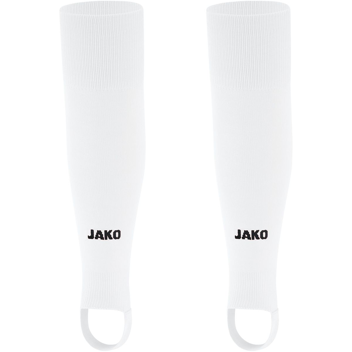JAKO Stutzen Glasgow 2.0 mit Logo, Farbe: weiß, Größe: 0 (Bambini)