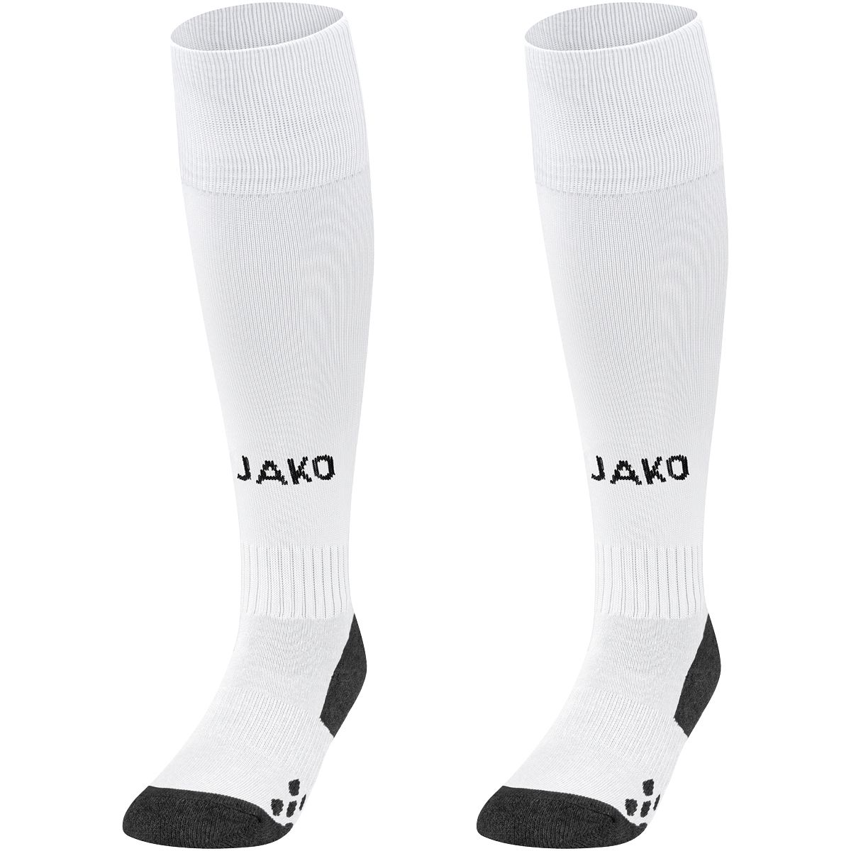 JAKO Stutzenstrumpf Allround, Farbe: weiß, Größe: 1 (27-30)