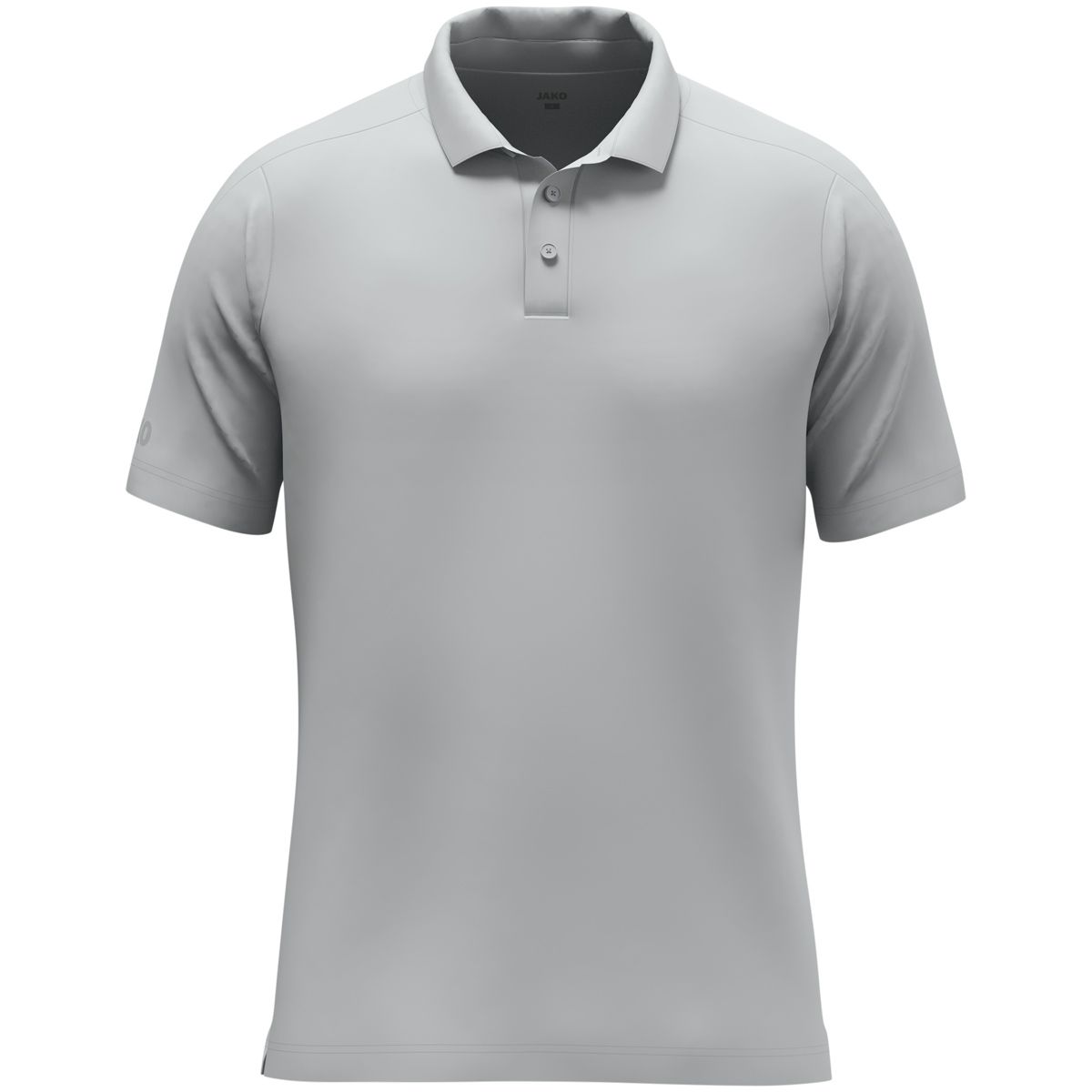 JAKO Polo Uni, Farbe: hellgrau, Größe: L