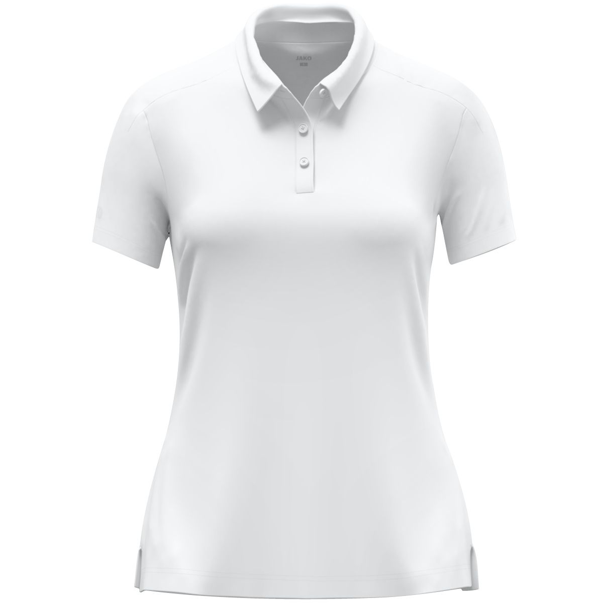 JAKO Polo Uni Damen, Farbe: weiß, Größe: S (34/36)