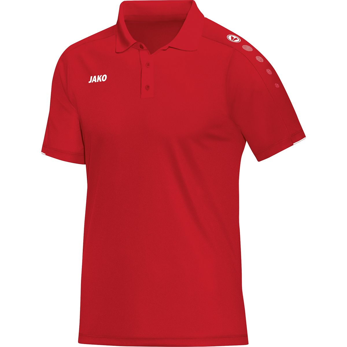 JAKO Polo Classico, Farbe: rot, Größe: 140