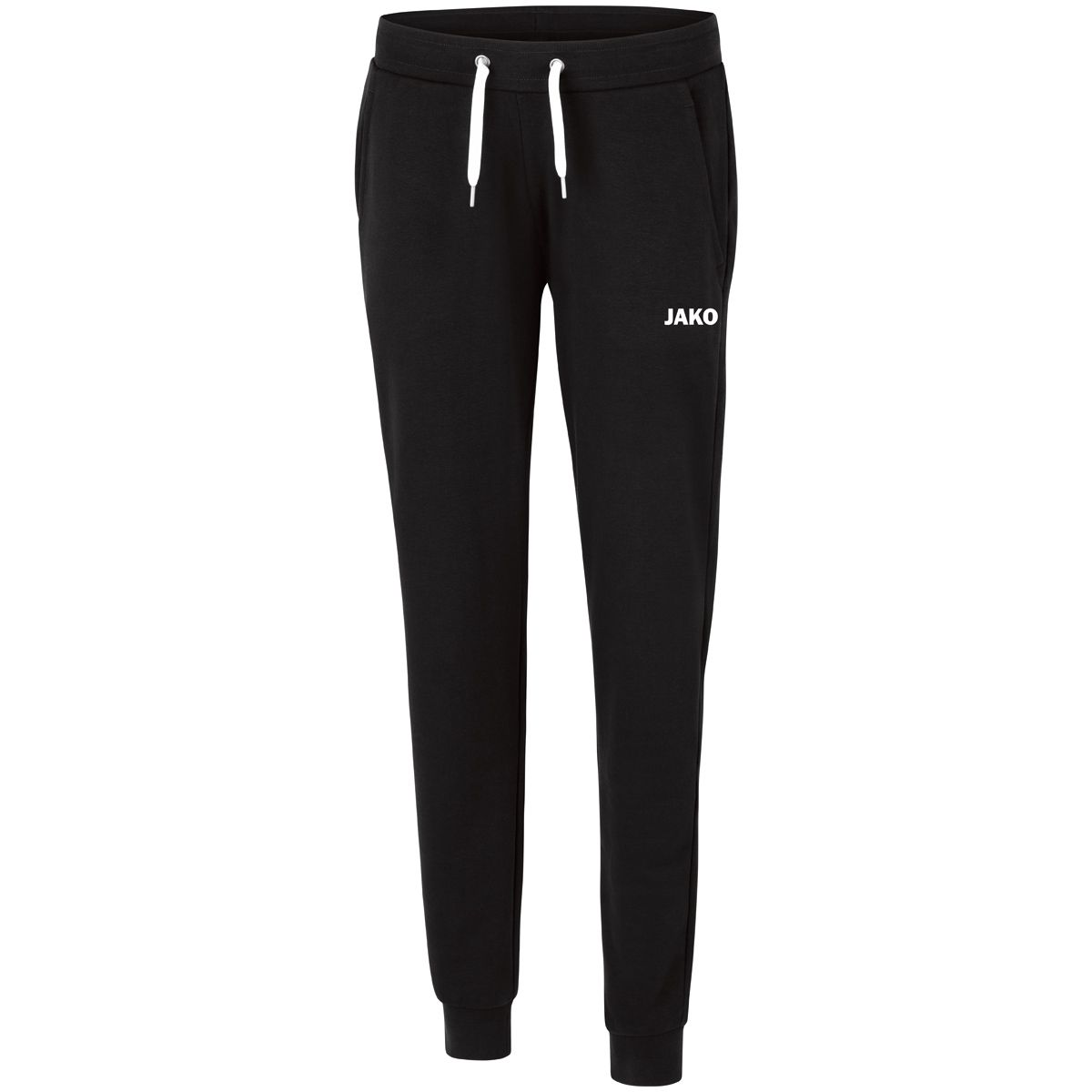 JAKO Jogginghose Base mit Bündchen Damen, Farbe: schwarz, Größe: 34