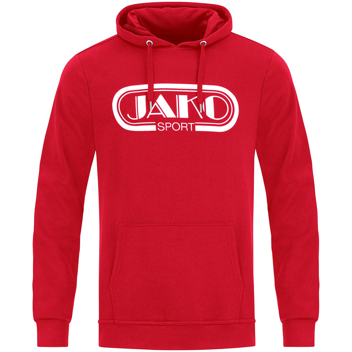 JAKO Kapuzensweat Retro, Farbe: rot, Größe: S